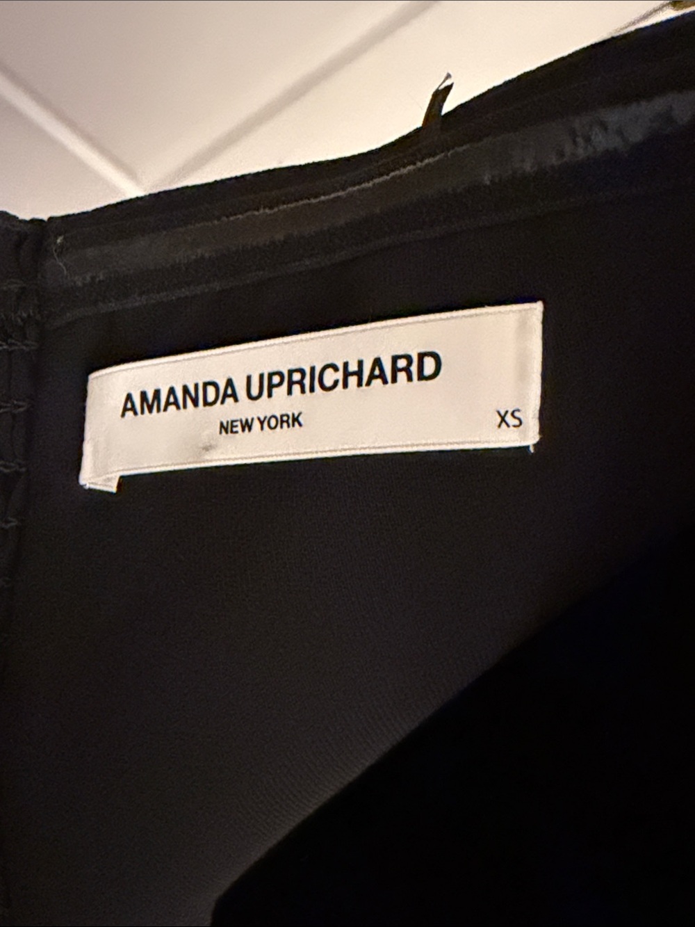 Amanda Uprichard Black Strapless Kloss Midi Dress with Thigh Slit - Picture 9 of 10